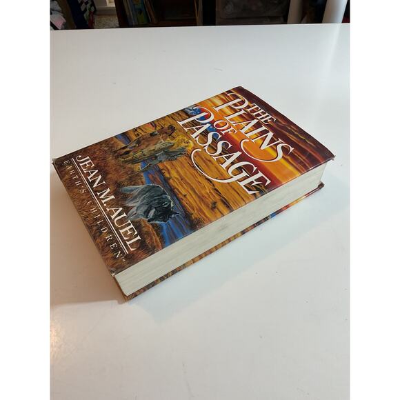 1990 The Plains Of Passage By Jean M. Auel HC/DJ First Edition - Picture 2 of 7